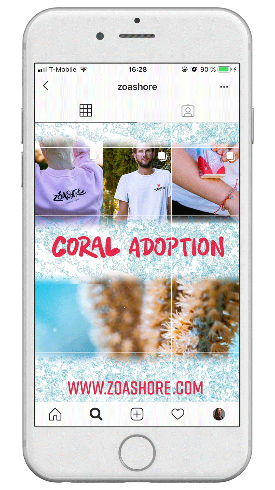 zoashore_insta_01 social media marketing eco-friendly brand design zoashore