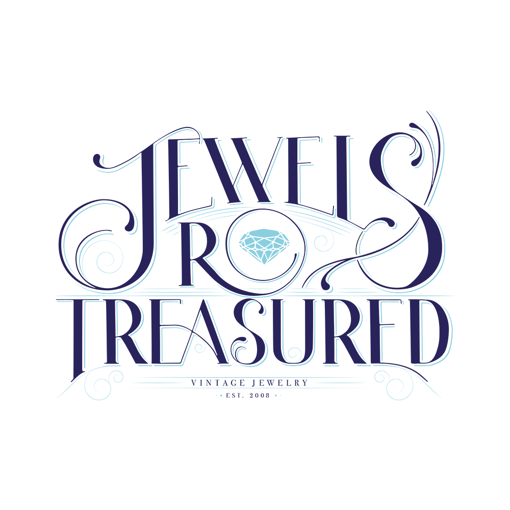 Logo Design and Branding Professional & Custom Company Logos JewelsRTreasured Vintage Jewelry Lettering