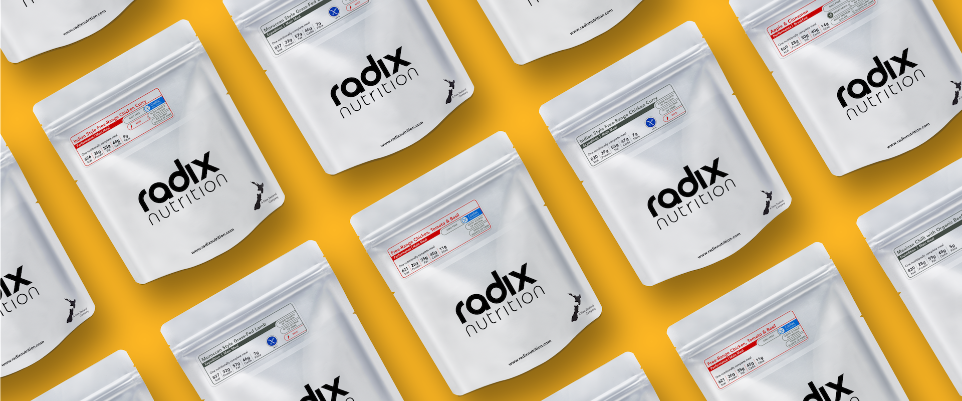 Radix Nutrition Packaging Design