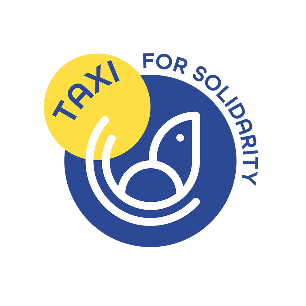 Taxi For Solidarity Logo Ukraine Transport Support Logo Design and Branding Professional & Custom Company Logos